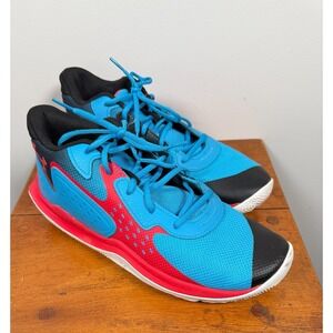 Under Armour Jet '23 Basketball Shoe's Men's 12 Blue/Red Style# 3026634-401